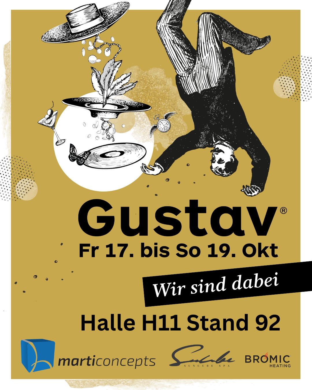 GUSTAV 2025 Messe Dornbirn vom 17. bis 19.Oktober 2025